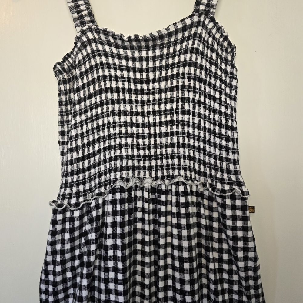 La Vie En Rose Black and White Sleeveless Jumpsuit - Picture 2 of 6